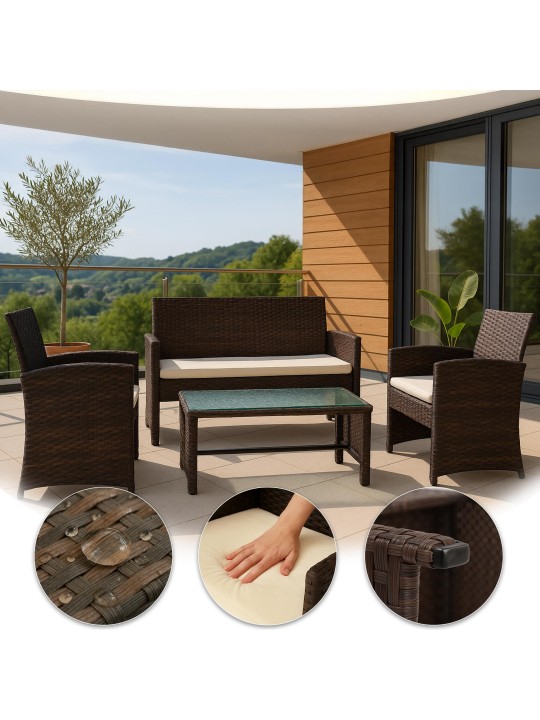 Toruba zitgroep, bruin