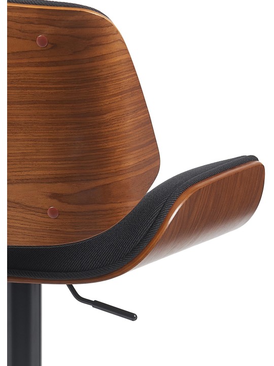 Barkruk Beverley B stof, walnoot/zwart Barkruk Beverley B stof, walnoot/zwart