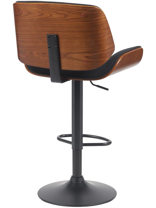 Barkruk Beverley B stof, walnoot/zwart Barkruk Beverley B stof, walnoot/zwart