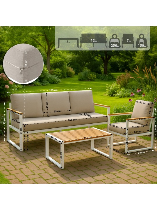 Rodiesa zitgroep, wit