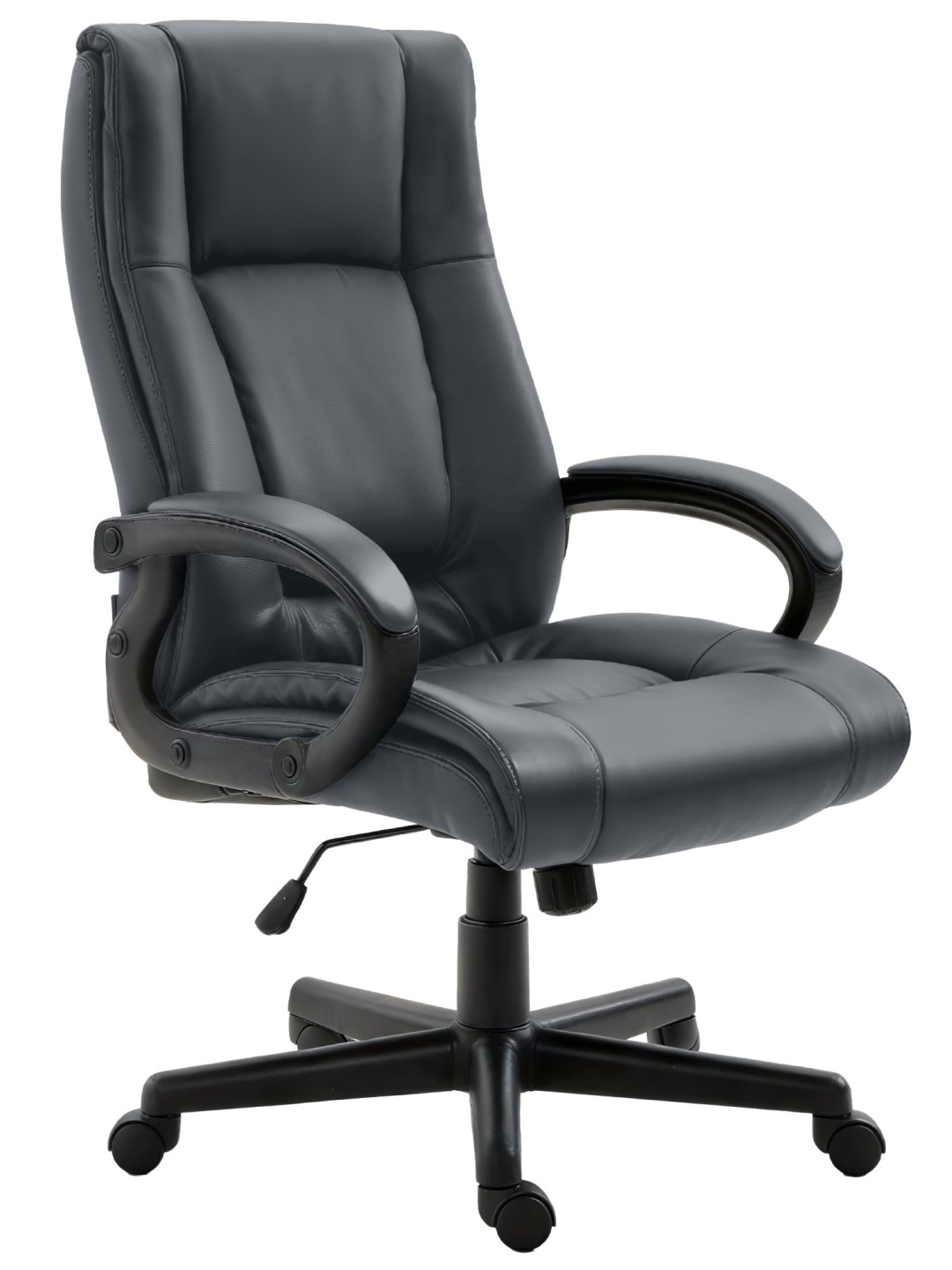 Bureaustoel XL Sparta kunstleer, grijs