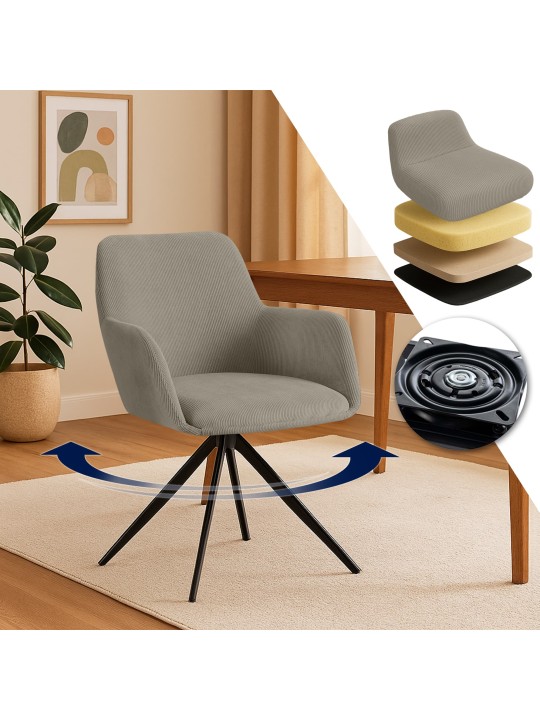 Olema Cord eetkamerstoel, taupe Olema Cord eetkamerstoel, taupe