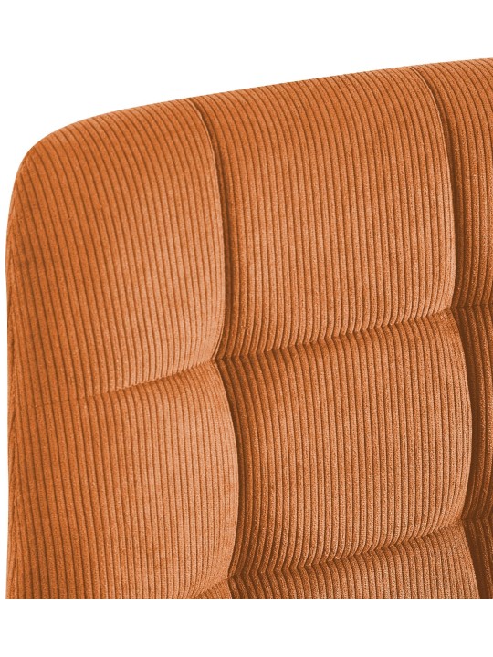 Set van 2 eetkamerstoelen Tilde Cord, oranje
