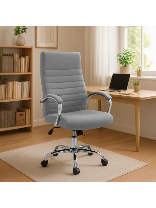 Bureaustoel Wallis stof, grijs Bureaustoel Wallis stof, grijs