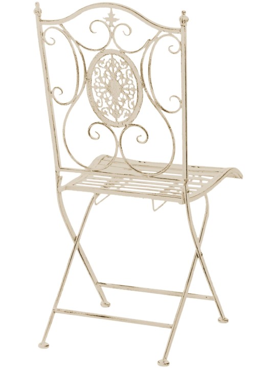 Set van 2 stoelen Sibell, antiek crème