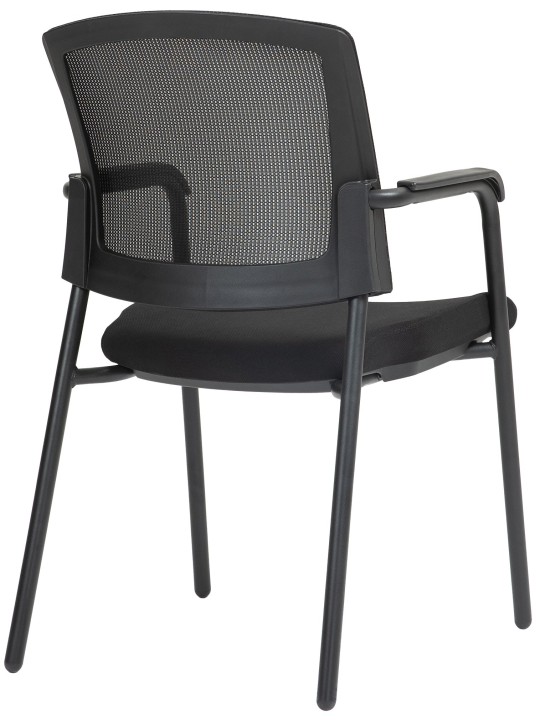 Set van 2 bezoekersstoelen Volga, zwart Set van 2 bezoekersstoelen Volga, zwart