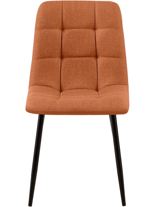 Set van 2 eetkamerstoelen Tilde stof, oranje Set van 2 eetkamerstoelen Tilde stof, oranje