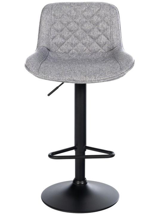 Set van 2 barkrukken Kasson stof, grijs