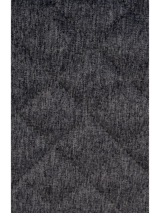 Set van 2 barkrukken Kasson stof, zwart