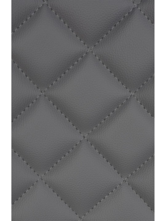 Set van 2 barkrukken Kasson kunstleer, grijs