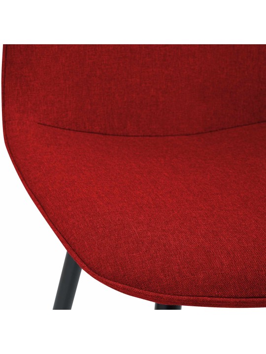 Eetkamerstoel Maryam stof, rood Eetkamerstoel Maryam stof, rood