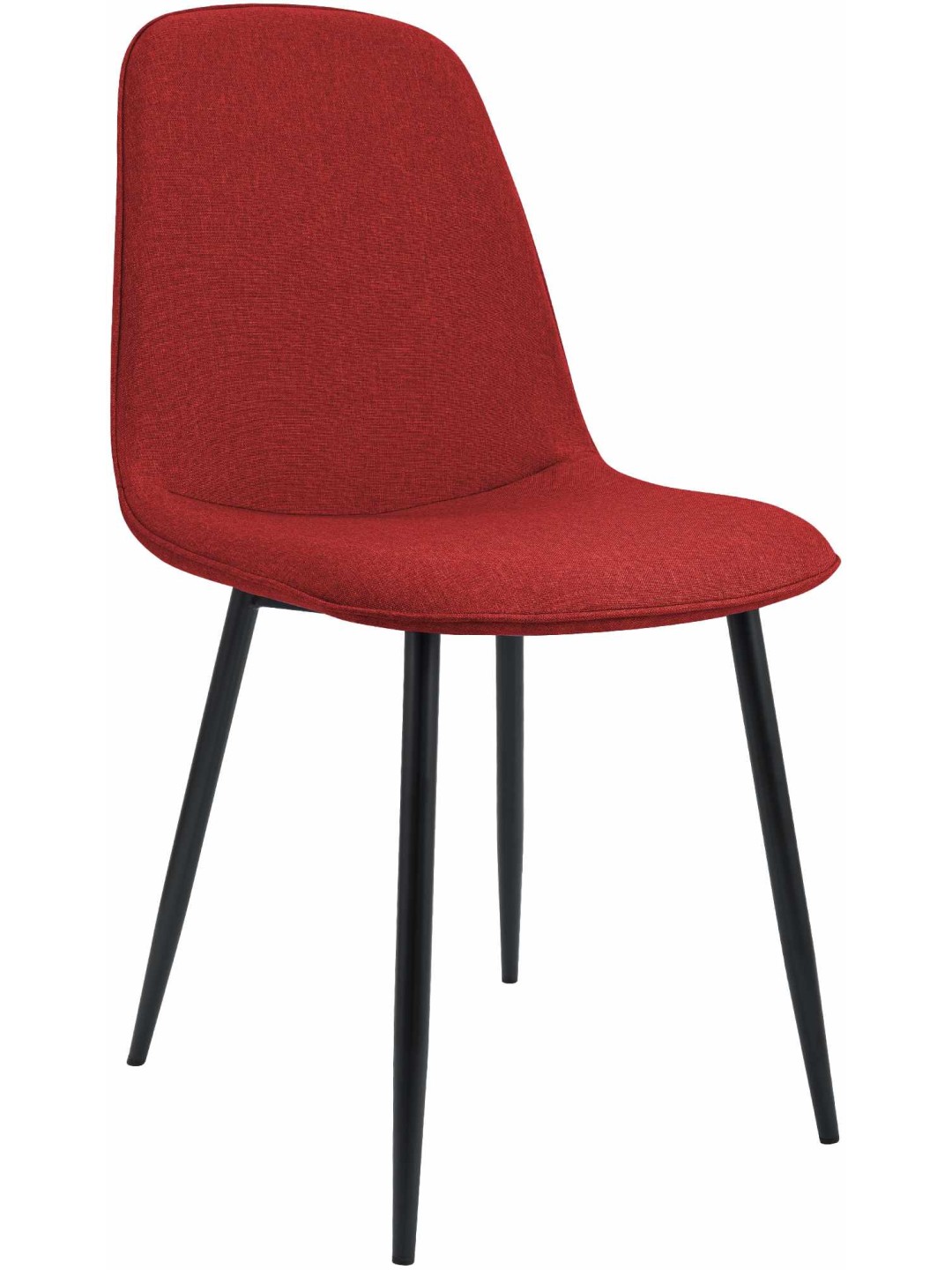 Eetkamerstoel Maryam stof, rood