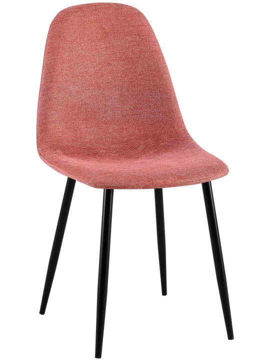 Eetkamerstoel Napier stof, oranje