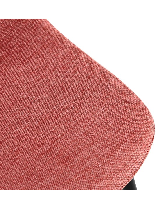 Eetkamerstoel Napier stof, oranje