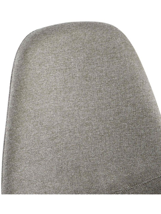 Eetkamerstoel Napier stof, lichtgrijs