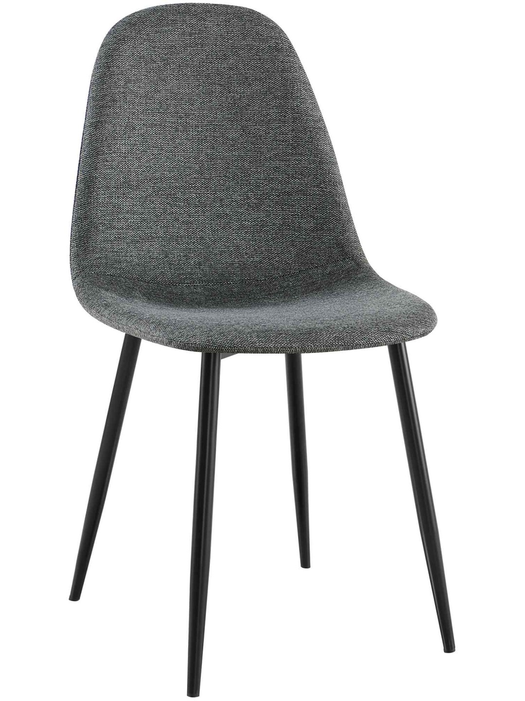 Eetkamerstoel Napier stof, grijs