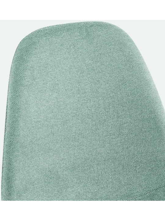 Eetkamerstoel Napier stof, lichtgroen