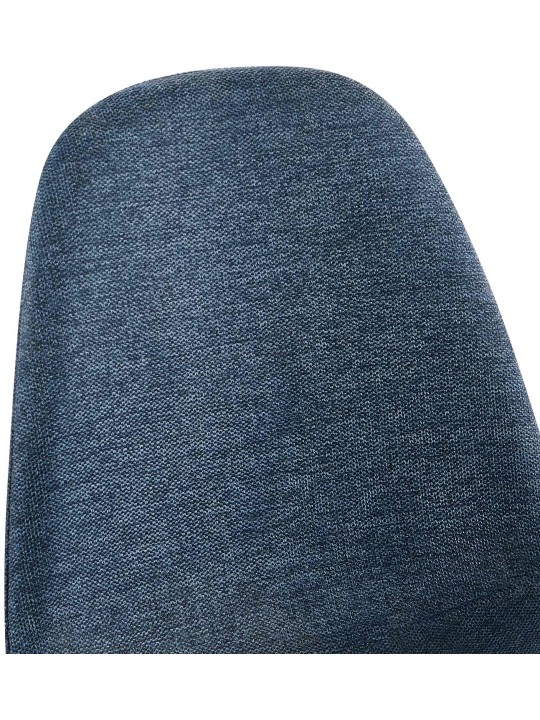 Eetkamerstoel Napier stof, donkerblauw Eetkamerstoel Napier stof, donkerblauw