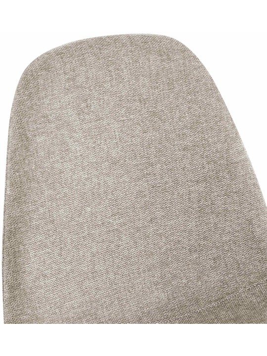 Set van 4 eetkamerstoelen Napier stof, crème