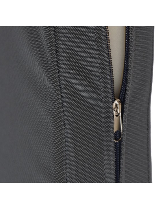 Joyce schommelbank met zitkussen 120 cm + teak, donkergrijs