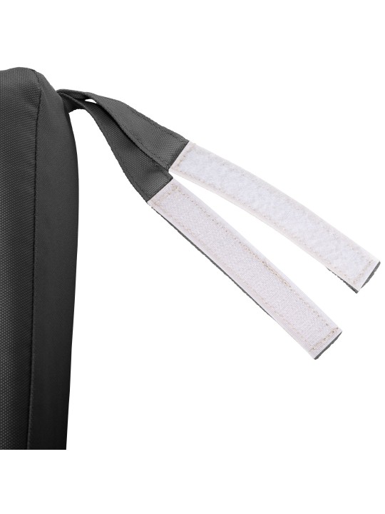 Joyce schommelbank met zitkussen 120 cm + teak, donkergrijs