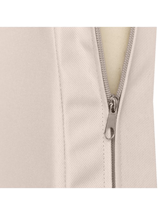 Teakhouten bank Jackson met zitkussen 150 cm + teakhout, crème