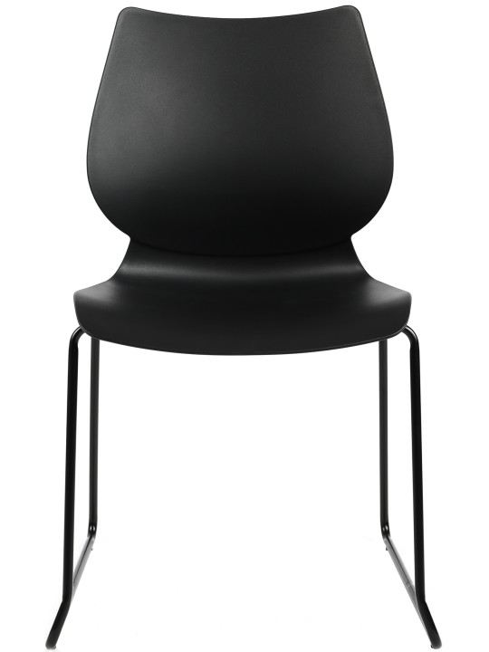 Set van 2 stoelen Houma, zwart