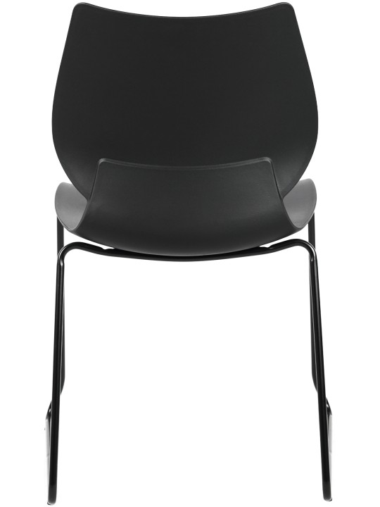 Set van 2 stoelen Houma, zwart