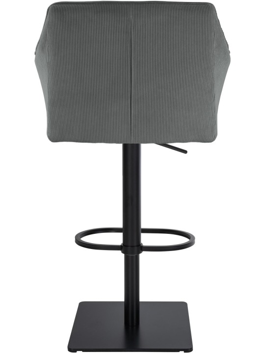 Barkruk Damaso B Cord, grijs