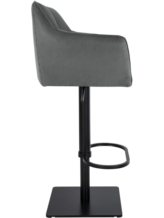 Barkruk Damaso B Cord, grijs