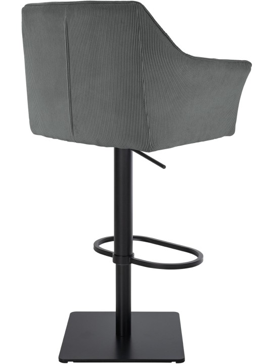 Barkruk Damaso B Cord, grijs