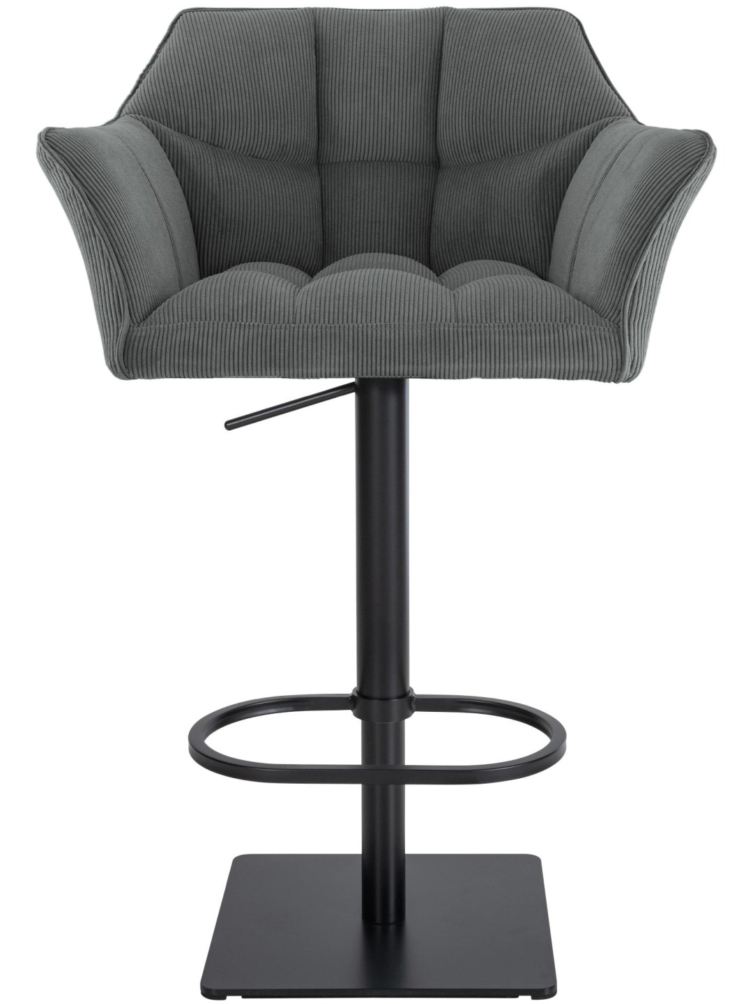 Barkruk Damaso B Cord, grijs