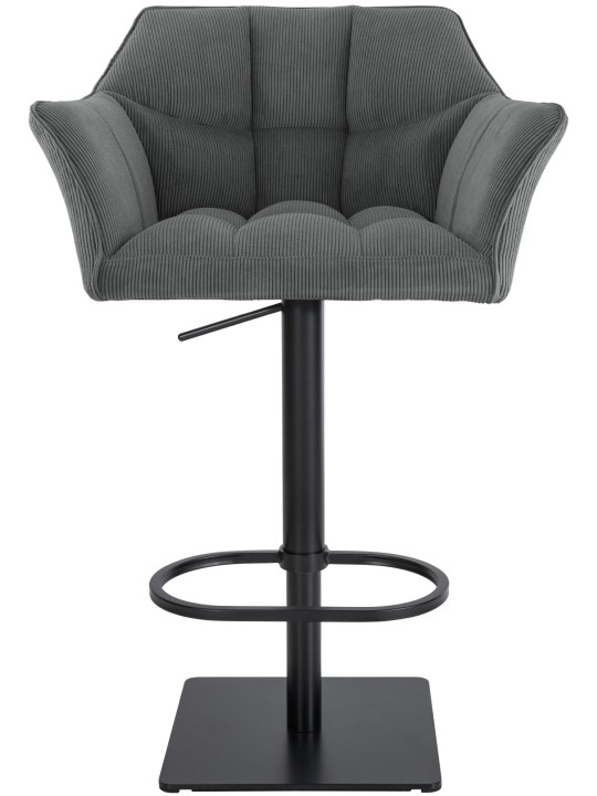 Barkruk Damaso B Cord, grijs