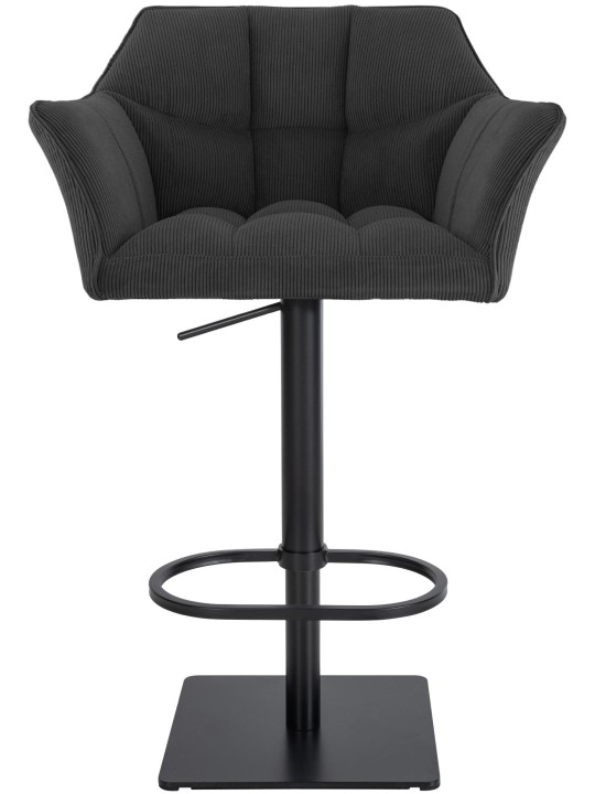 Barkruk Damaso B Cord, donkergrijs Barkruk Damaso B Cord, donkergrijs