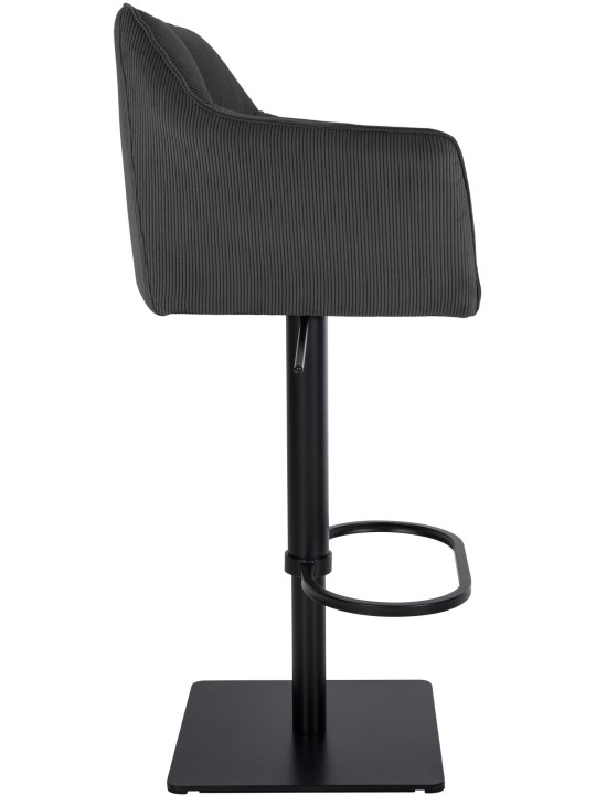 Barkruk Damaso B Cord, donkergrijs Barkruk Damaso B Cord, donkergrijs