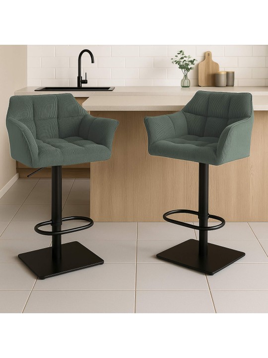 Barkruk Damaso B Cord, groen