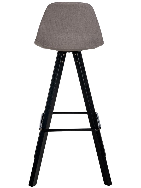 Set van 2 barkrukken Corbin stof vierkant, taupe Set van 2 barkrukken Corbin stof vierkant, taupe