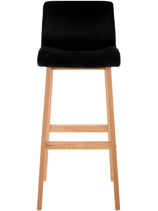 Barkruk Hoover Velvet Natura, zwart