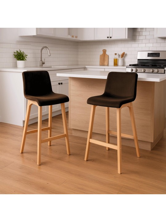 Barkruk Hoover Velvet Natura, bruin