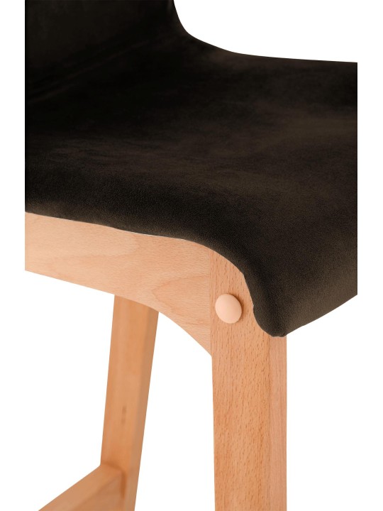 Barkruk Hoover Velvet Natura, bruin