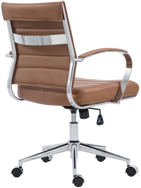 Bureaustoel Oakland kunstleer, lichtbruin