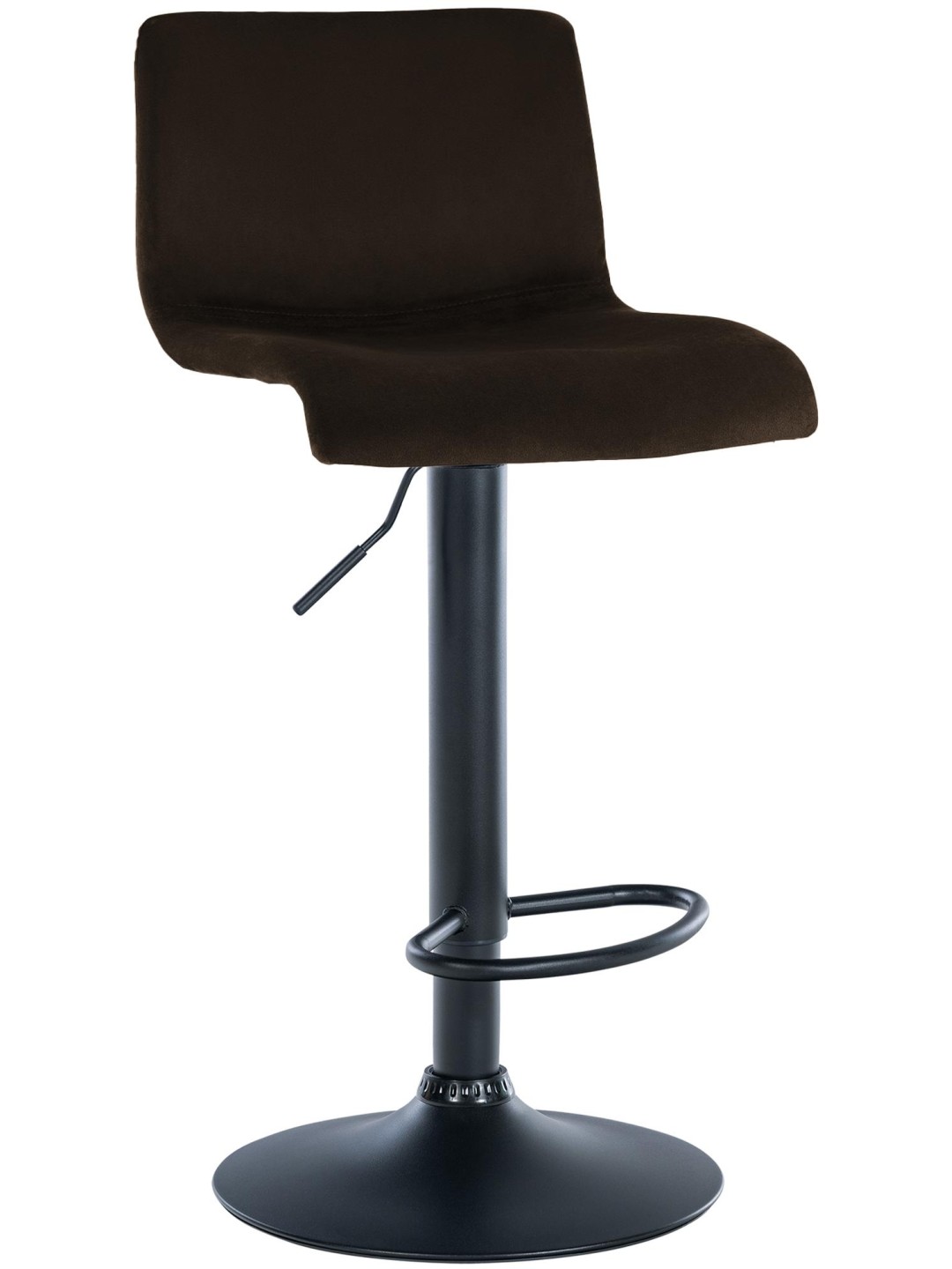 Barkruk Hoover fluweel B, bruin