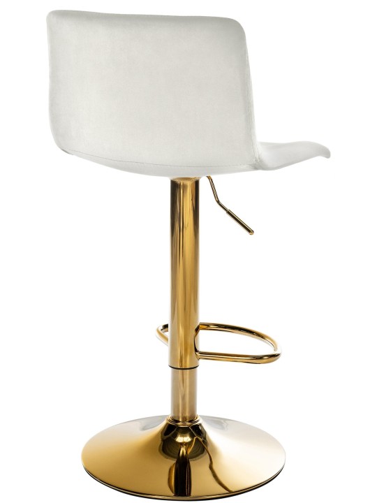 Barkruk Hoover fluweel G, crème