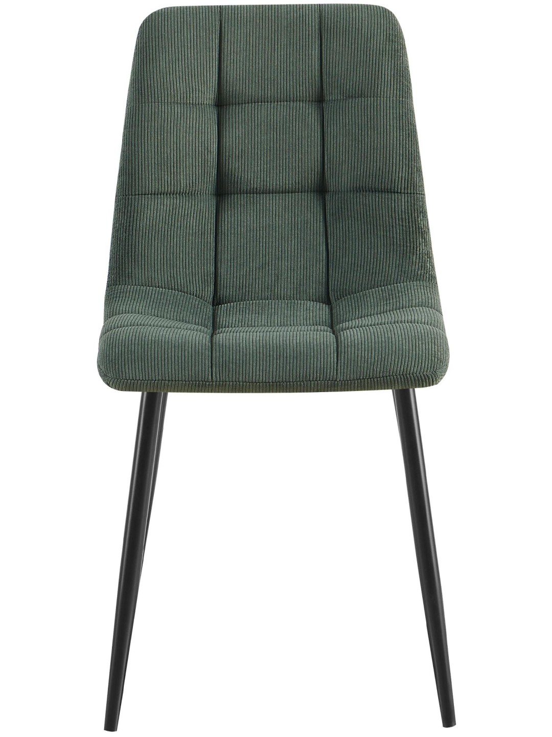 Set van 2 eetkamerstoelen Antibes Cord, groen