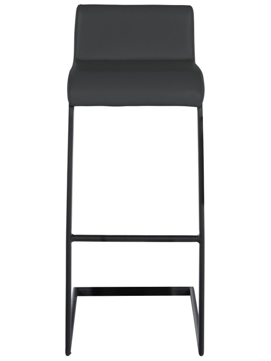 Set van 2 barkrukken Newport B kunstleer, donkergrijs