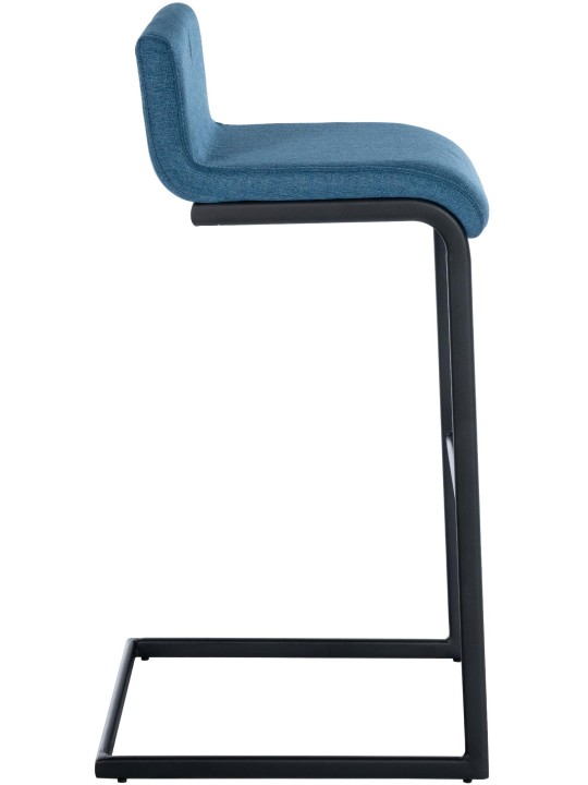 Set van 2 barkrukken Newport B stof, blauw