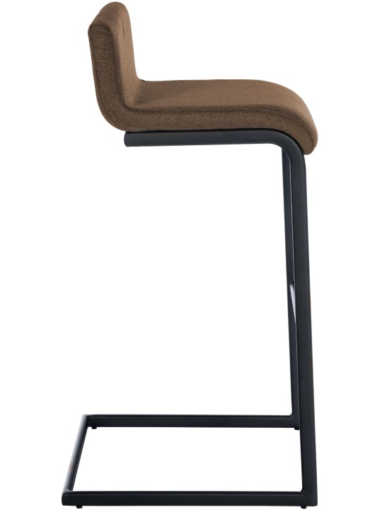 Set van 2 barkrukken Newport B stof, bruin