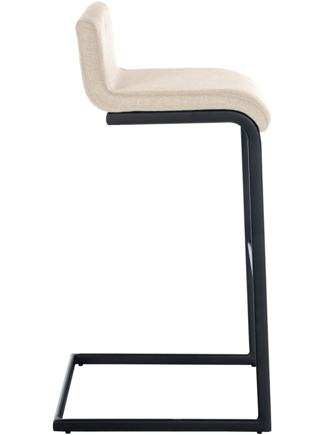 Set van 2 barkrukken Newport B stof, crème