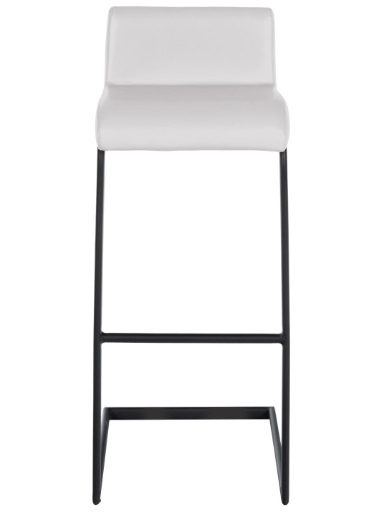 Set van 2 barkrukken Newport B kunstleer, wit