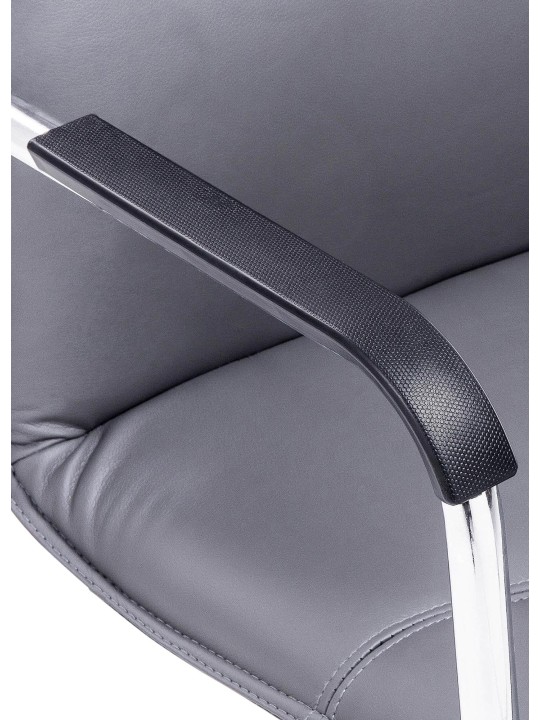 Set van 2 bezoekersstoelen Seattle, grijs